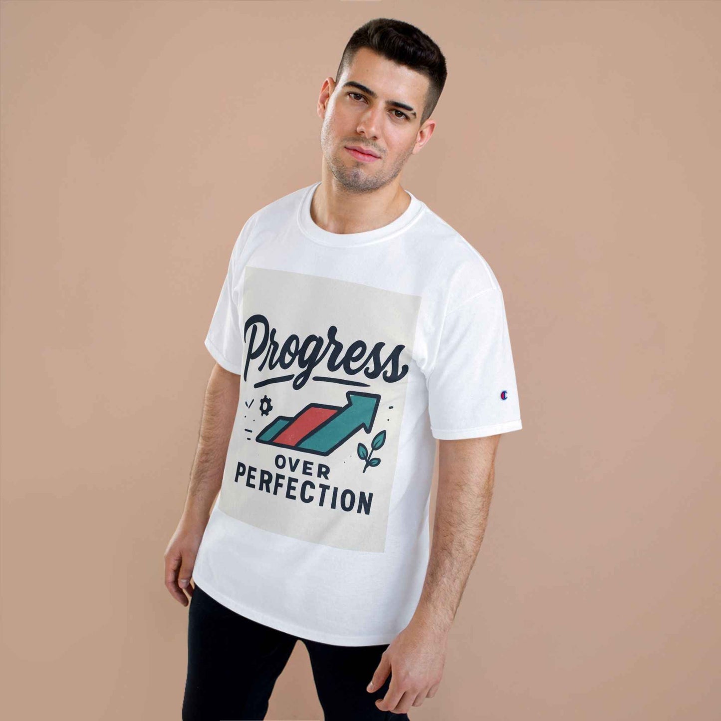 Progress Over Perfection T-Shirt — Motivational Champion Tee