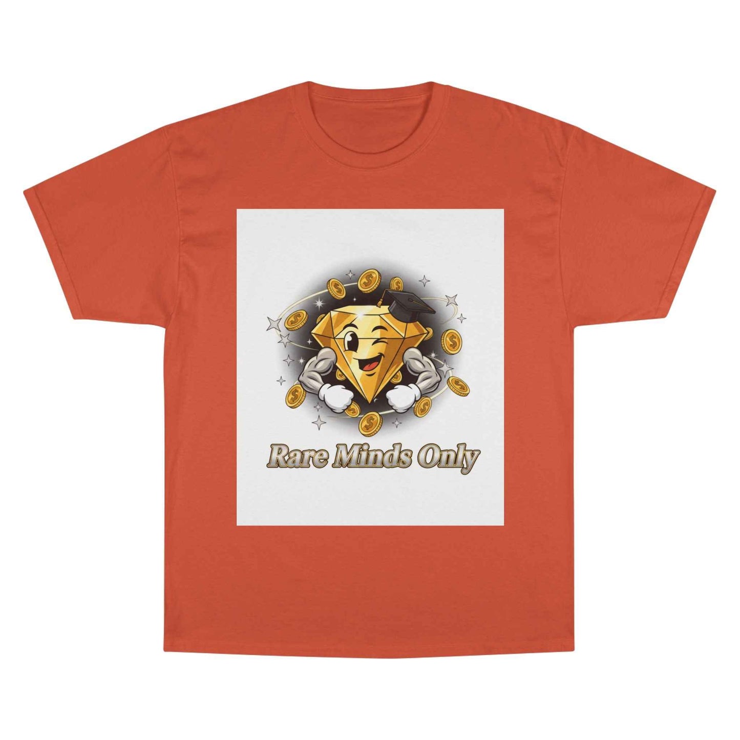 Rare Minds Only T-Shirt — Crypto Coin Champion Graphic Tee