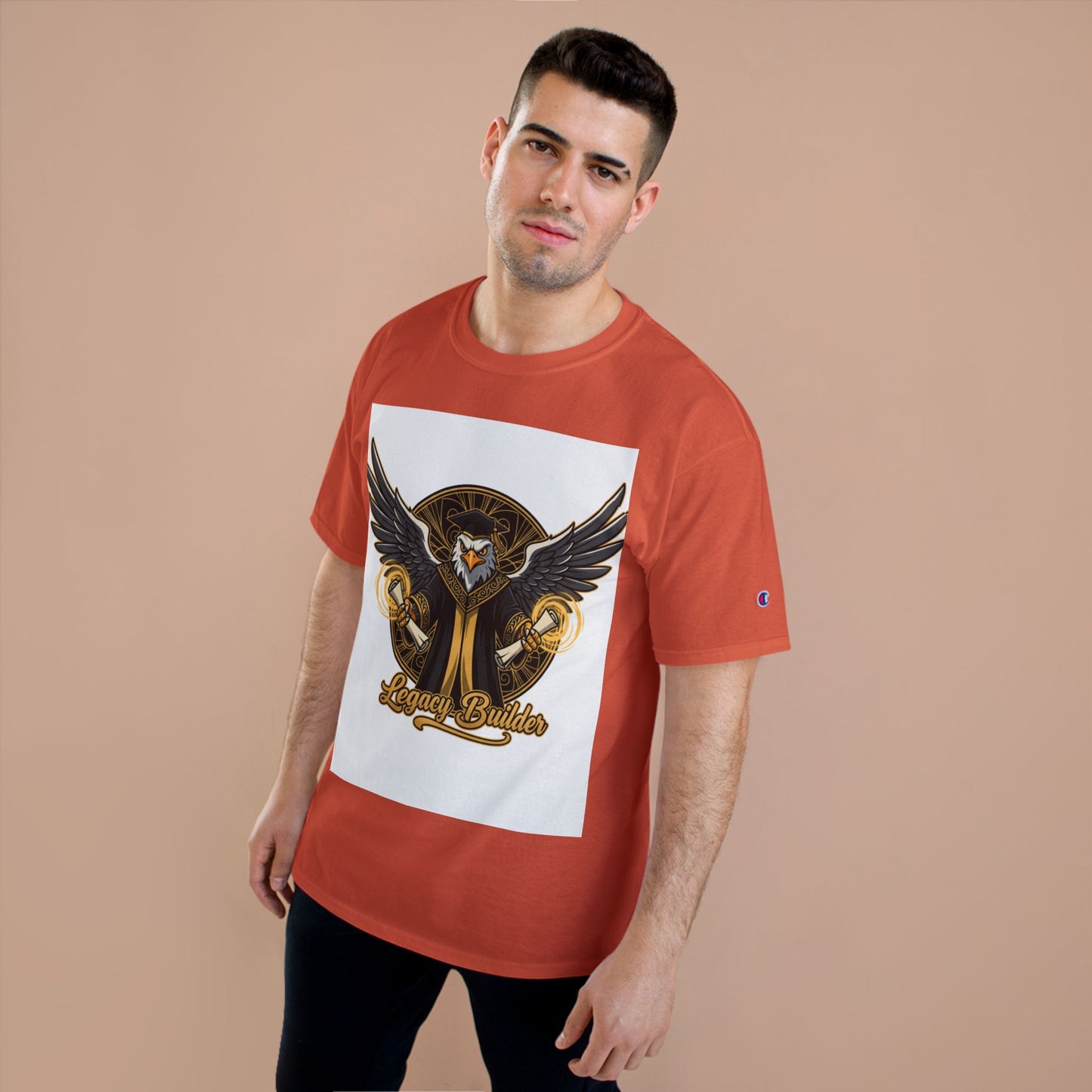 Champion T-Shirt — Legacy Builder Eagle Graphic Tee