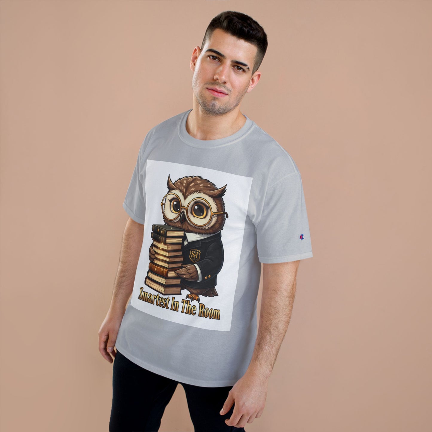 Smartest In The Room Owl T-Shirt — Cute Scholar Graphic Tee for Students & Teachers