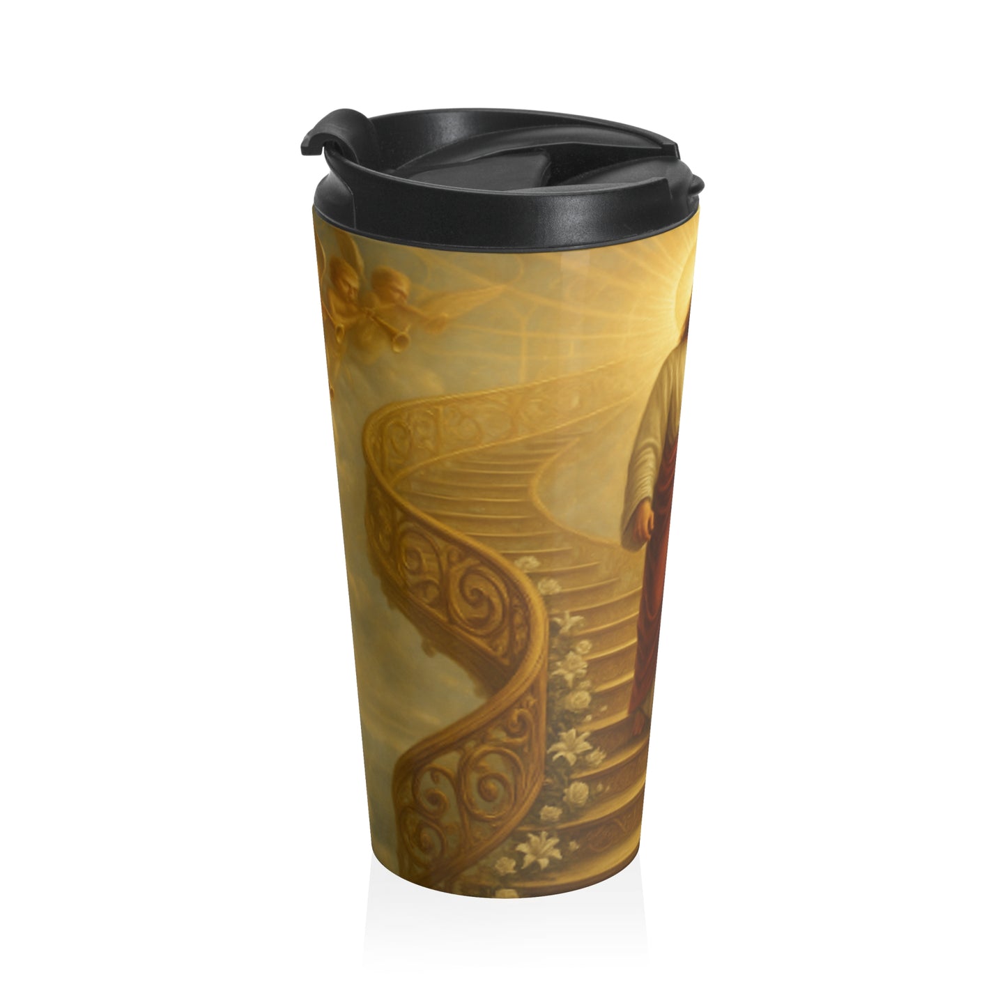 Inspirational Stainless Steel Travel Mug - Perfect for Coffee Lovers, Gifts for Christians, Religious Travel Mug, Motivational Quotes, [...]