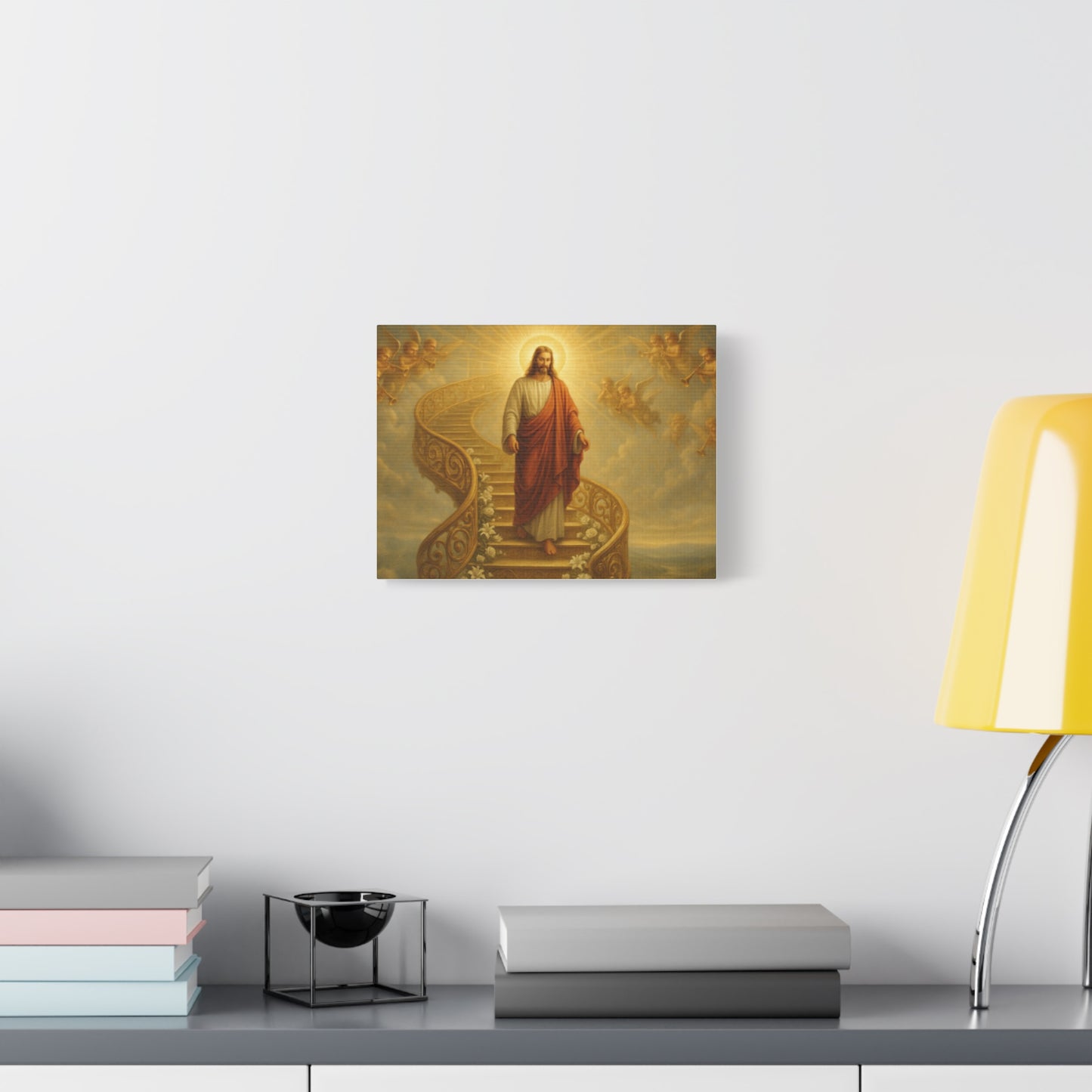 Inspirational Jesus Canvas Art Print, Spiritual Wall Décor, Religious Gift, Home Decoration, Church Art, Motivational Artwork