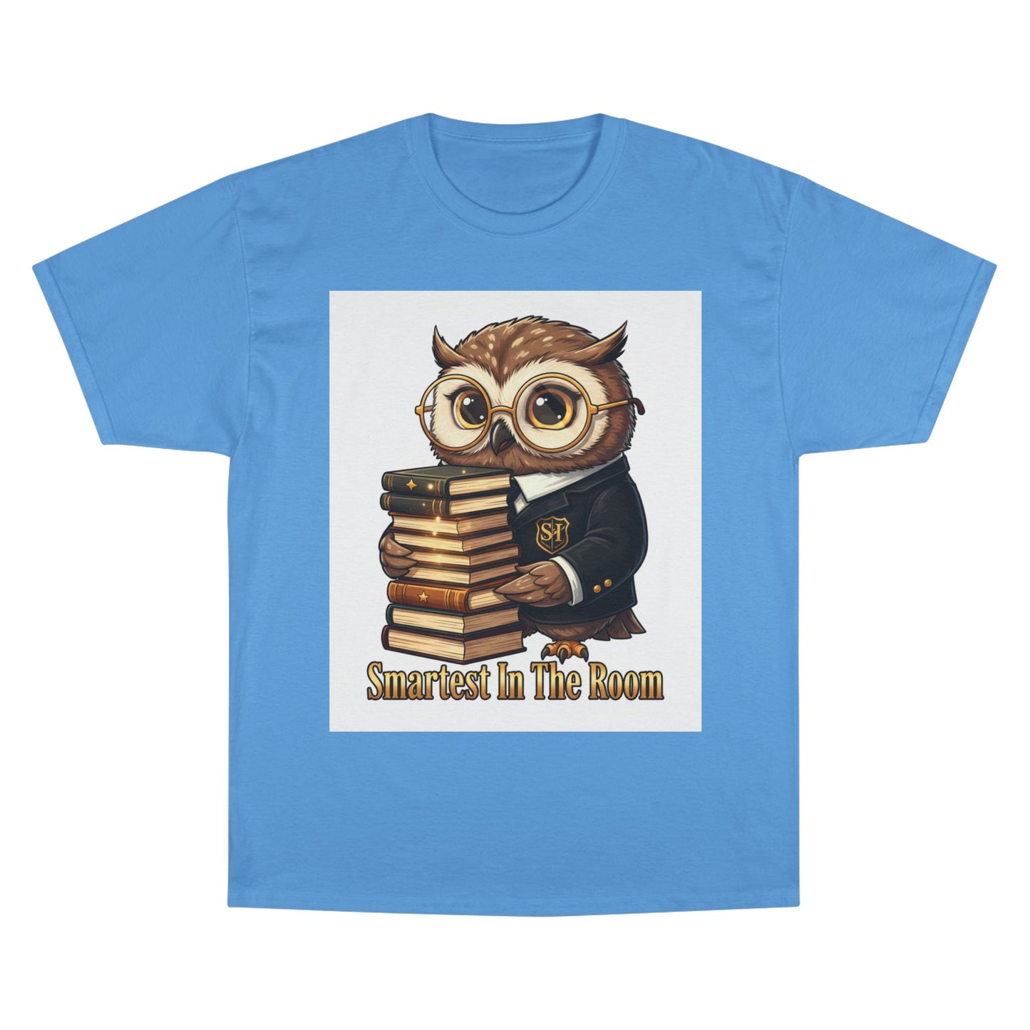 Smartest In The Room Owl T-Shirt — Cute Scholar Graphic Tee for Students & Teachers