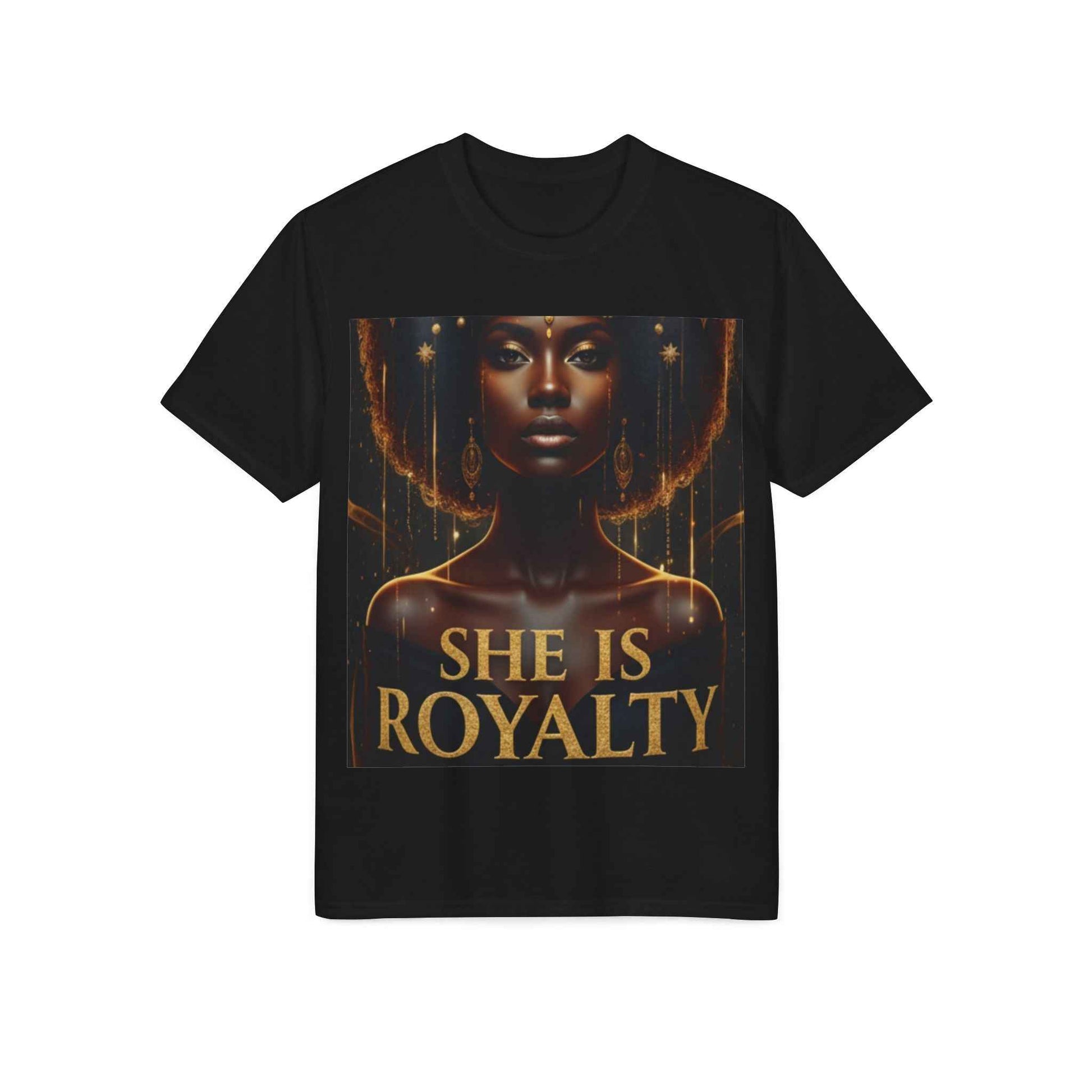 She Is Royalty T-Shirt — Empowering Black Queen Graphic Tee