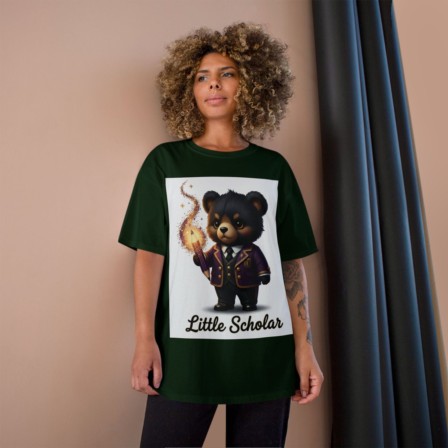 Little Scholar Bear T-Shirt – Cute Magical Teddy ‘Little Scholar’ Tee for Kids & Toddlers