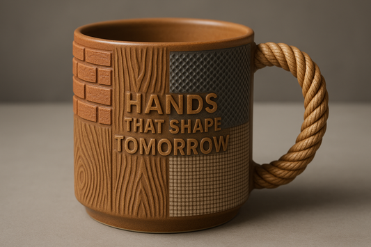 3D Textured Materials Labor Day Mug
