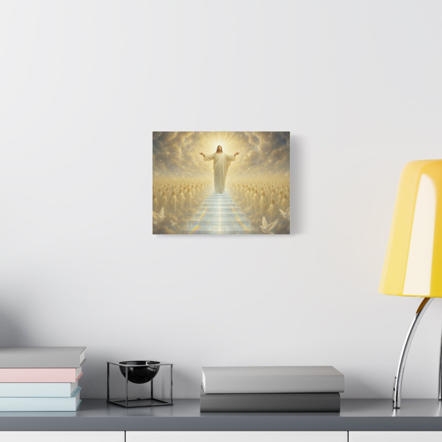 Inspirational Matte Canvas Art, Spiritual Wall Decor, Christian Home Decoration, Faith-Inspired Gift, Religious Artwork