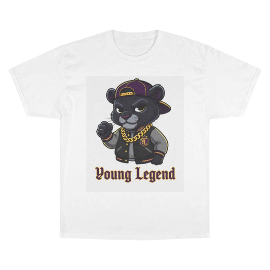 Young Legend Panther T-Shirt – 'Young Legend' Graphic Tee for Kids & Teens