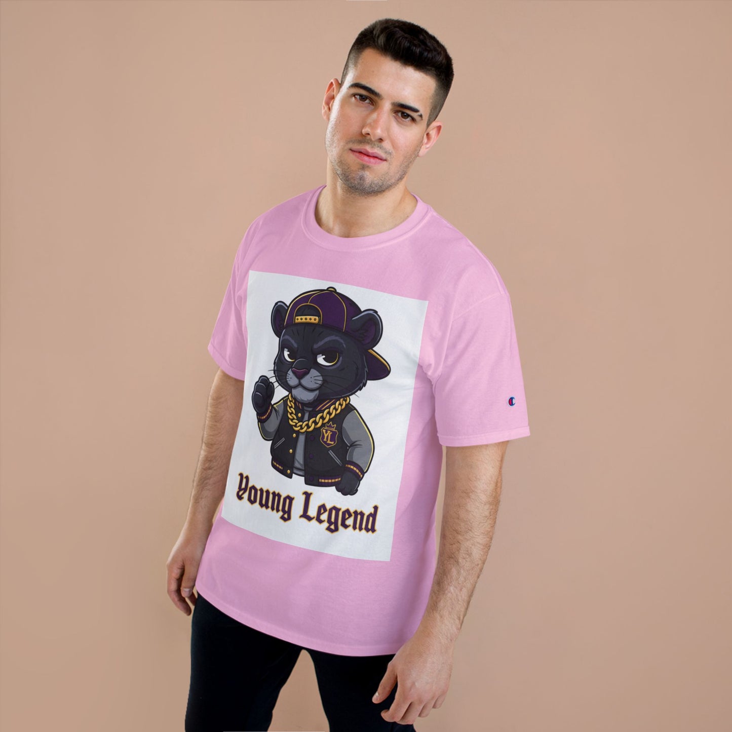 Young Legend Panther T-Shirt – 'Young Legend' Graphic Tee for Kids & Teens