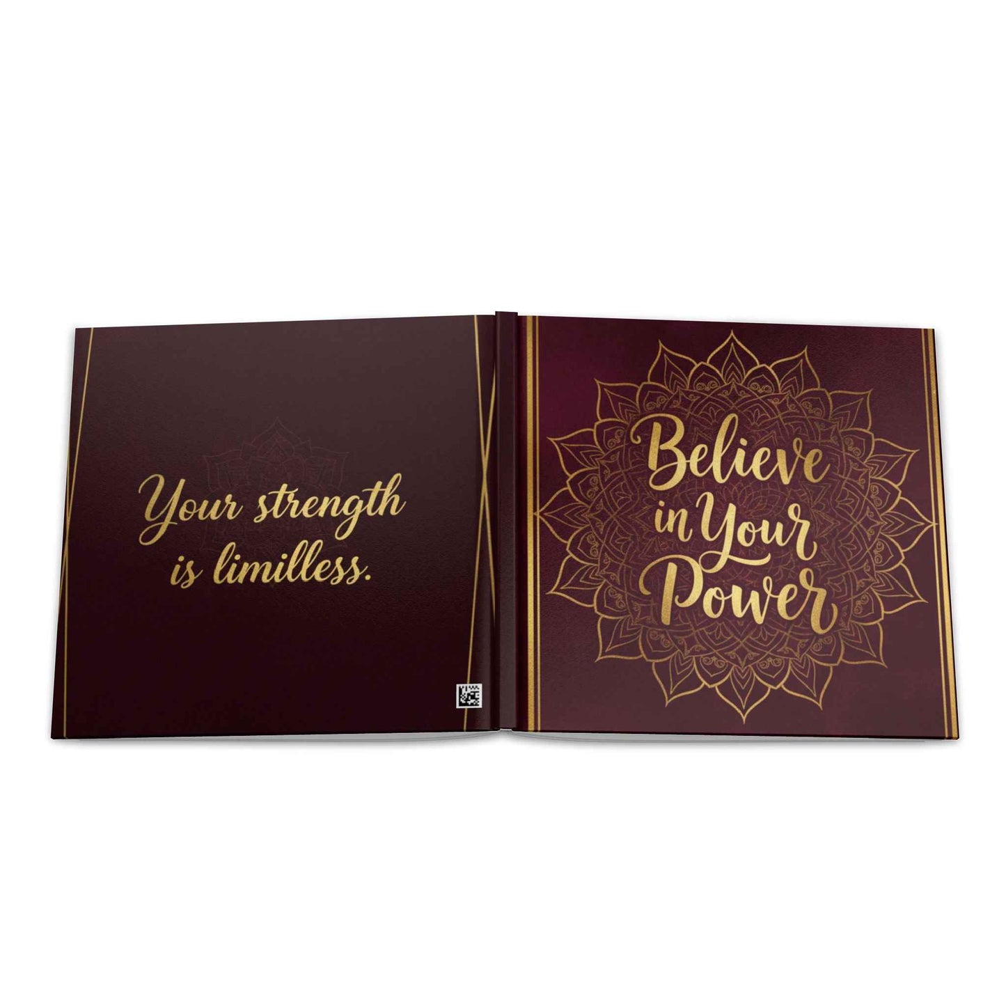 Believe in Your Power Hardcover Photo Book — Inspirational Keepsake