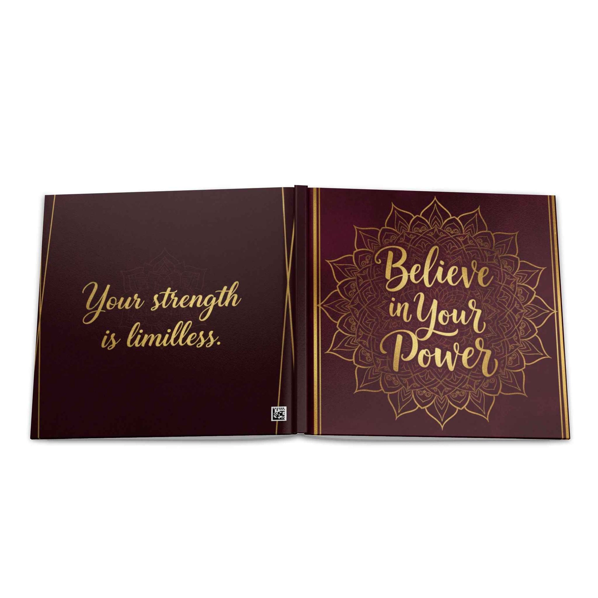Believe in Your Power Hardcover Photo Book — Inspirational Keepsake