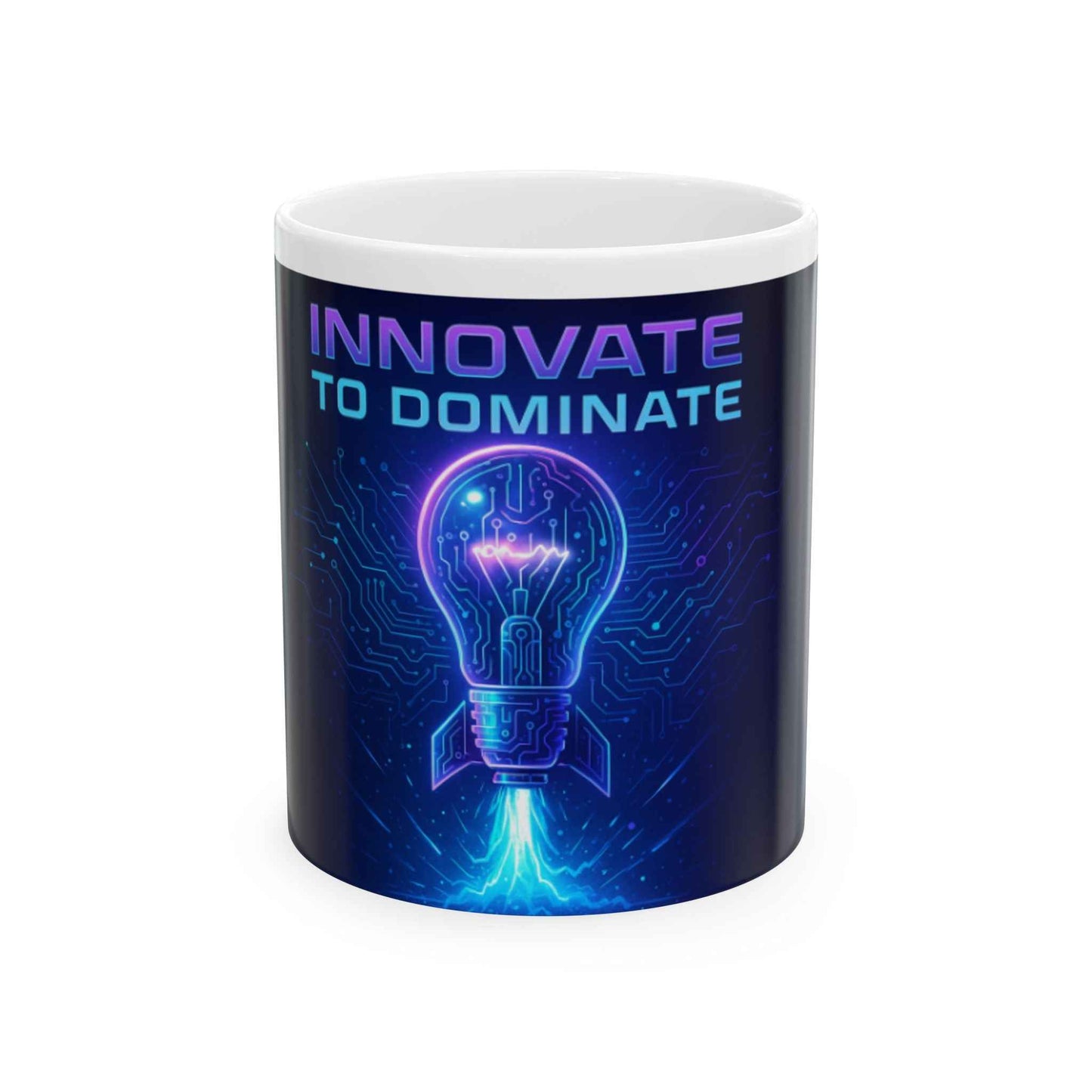 Innovative Glow Ceramic Mug - Motivational Coffee Cup for Creatives, Entrepreneurs, and Daily Inspiration