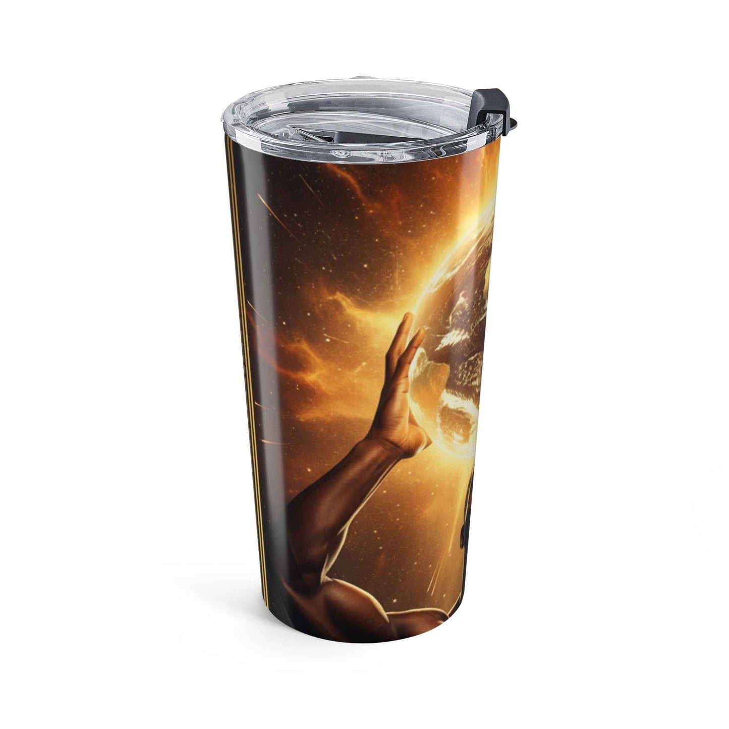 Inspirational Globe 20oz Tumbler — Motivational World-Impact Design