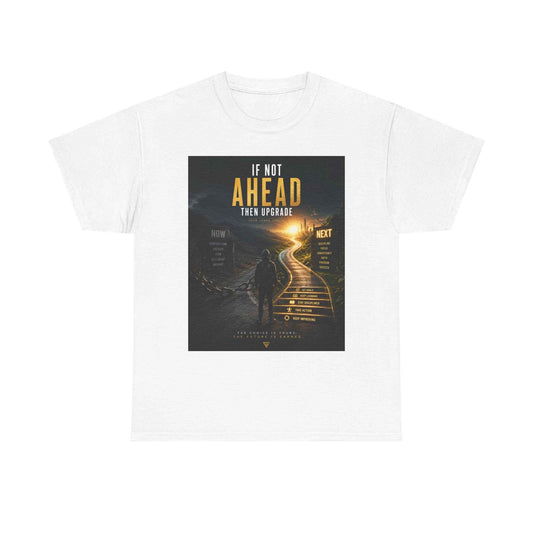 Inspirational Railroad Tee — "If Not Ahead Then Prepare" Motivational Graphic T-Shirt