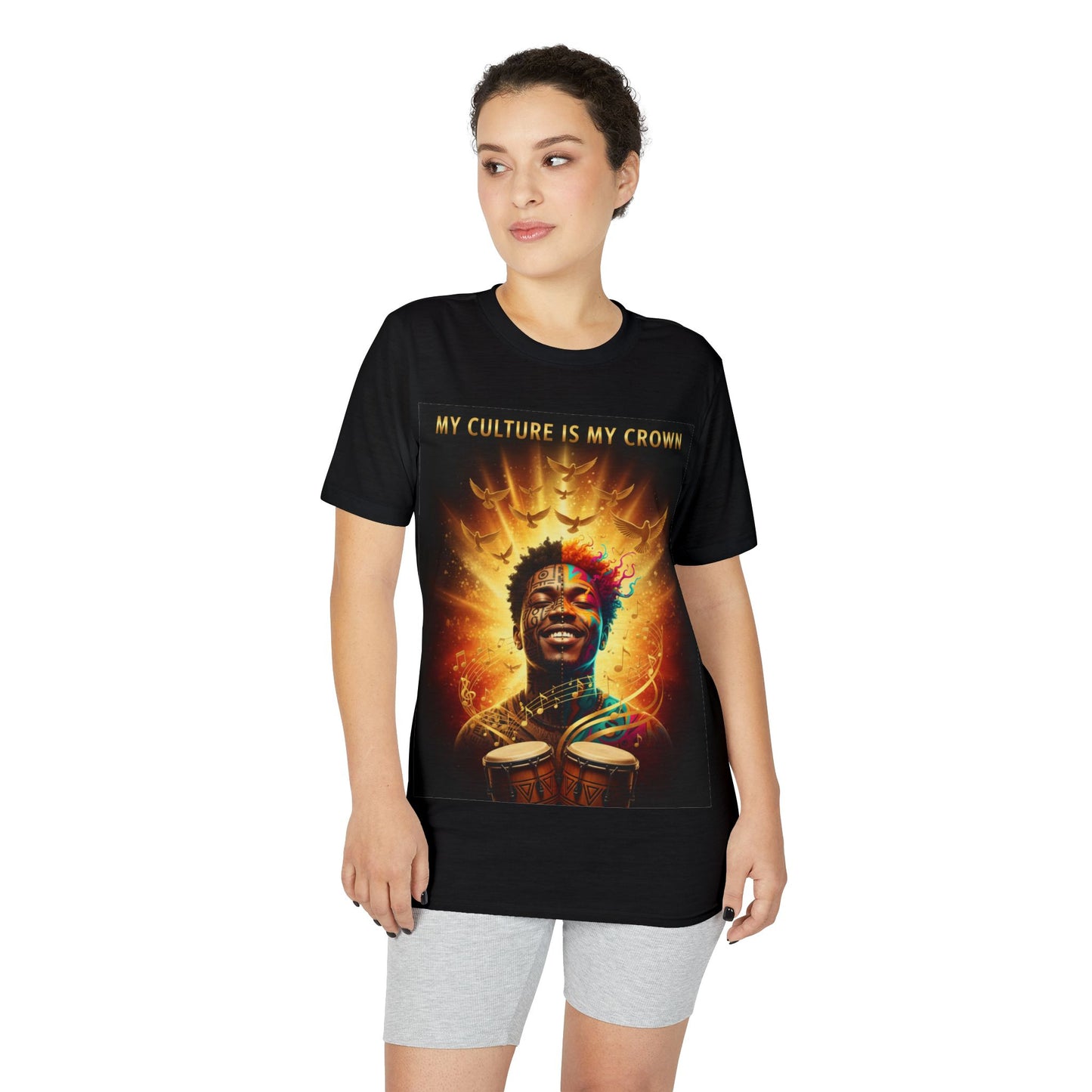 My Culture Is My Crown T-Shirt — Afrocentric Pride Graphic Tee