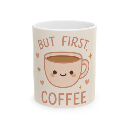 Cute Coffee Mug - Perfect Gift for Coffee Lovers, Breakfast Essential, Best Friends, Home Office  Digital Art