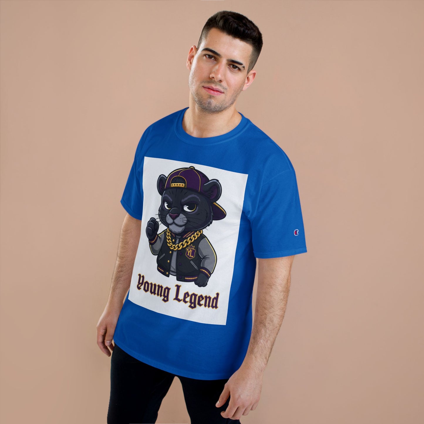 Young Legend Panther T-Shirt – 'Young Legend' Graphic Tee for Kids & Teens