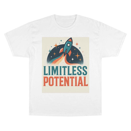 Limitless Potential Rocket T-Shirt — Inspirational Motivational Tee