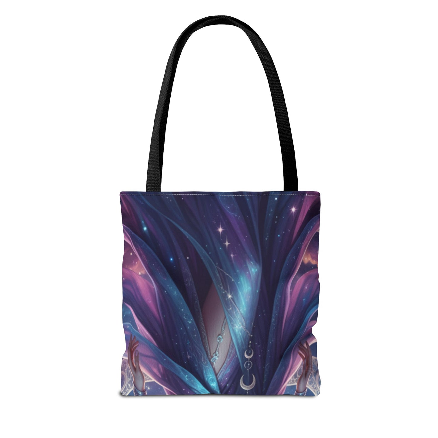 Mystic Moon Goddess Tote Bag — Celestial Fantasy All-Over Print
