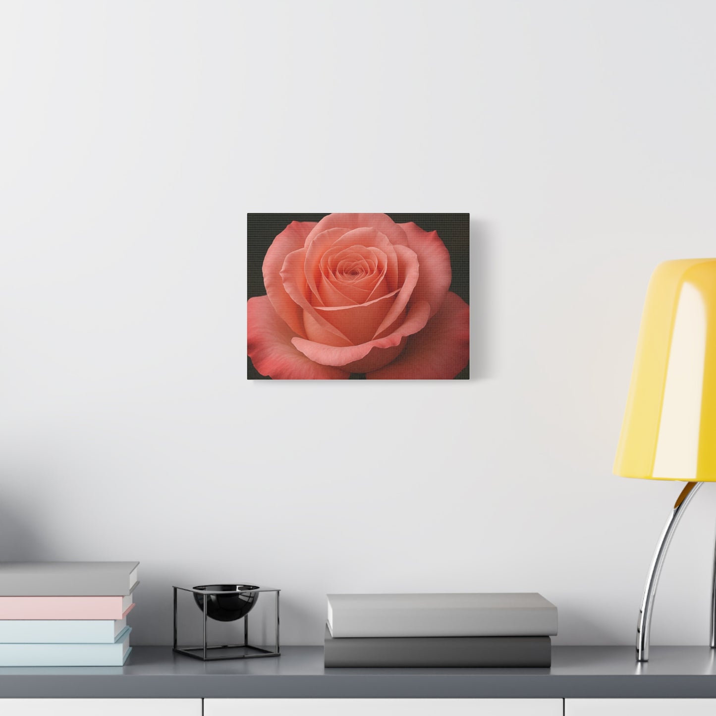 Elegant Rose Canvas Art Print, Floral Wall Decor, Home Interior Decoration, Gift for Her, Mother's Day Gift, Anniversary Decoration
