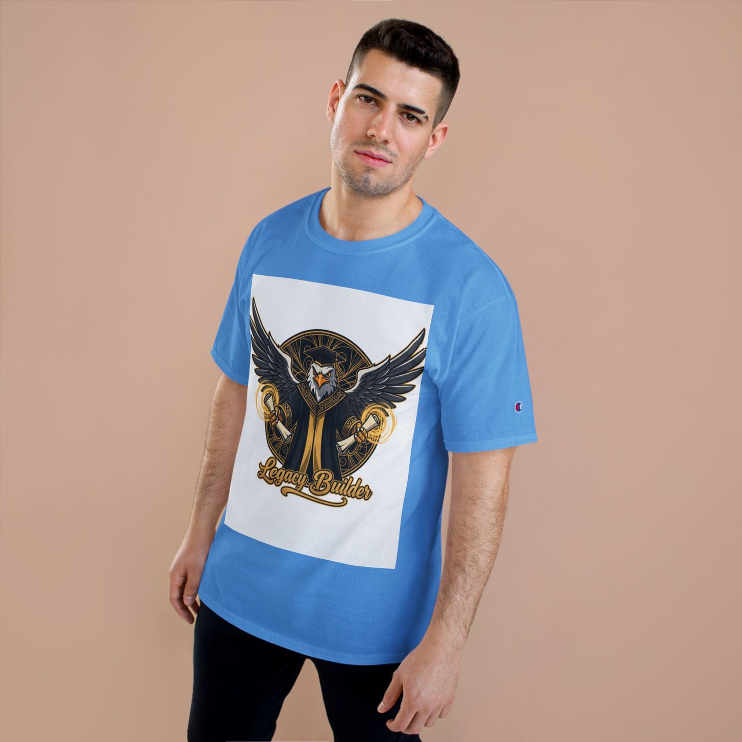 Champion T-Shirt — Legacy Builder Eagle Graphic Tee