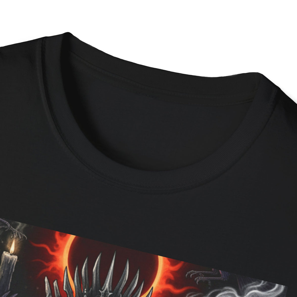 Death King T-Shirt — Dark Fantasy Skeleton Throne Graphic Tee