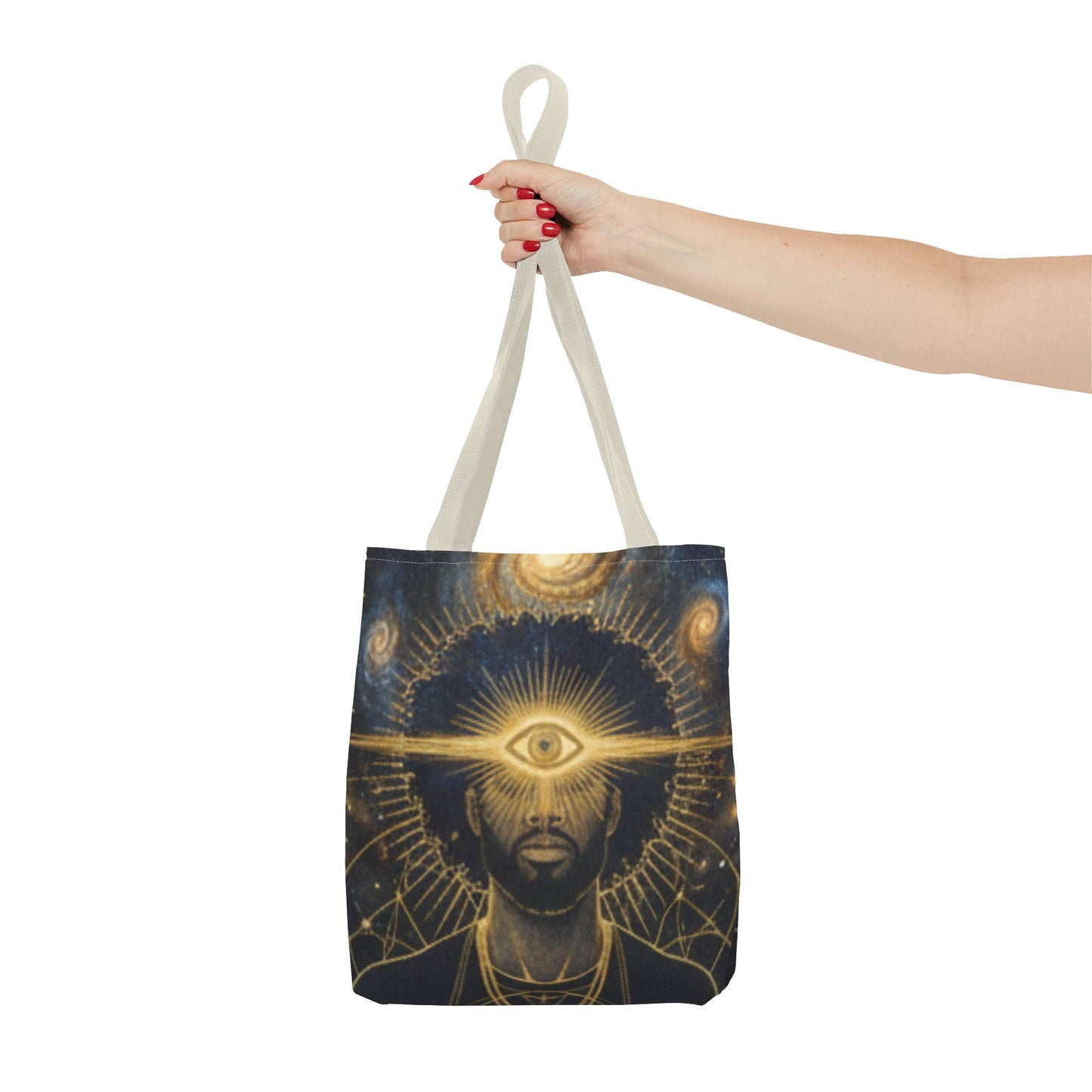 Mystic Third Eye Tote Bag — Spiritual Afrocentric Visionary Art Tote
