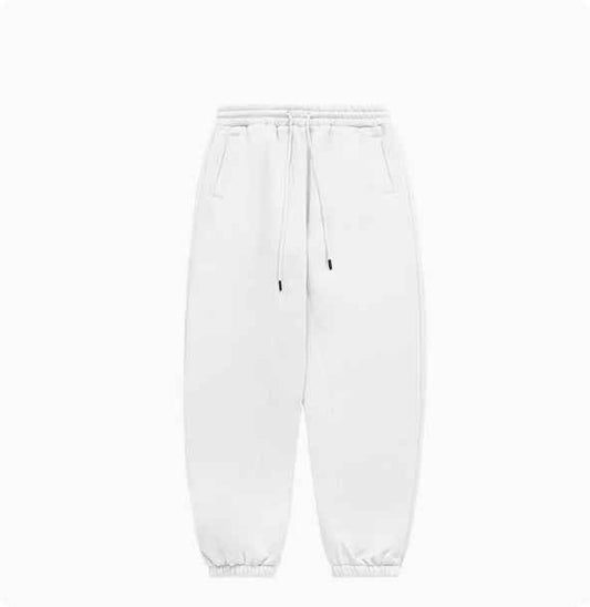 Fleece-lined Thick Hooded Solid Color Hoodie Suit