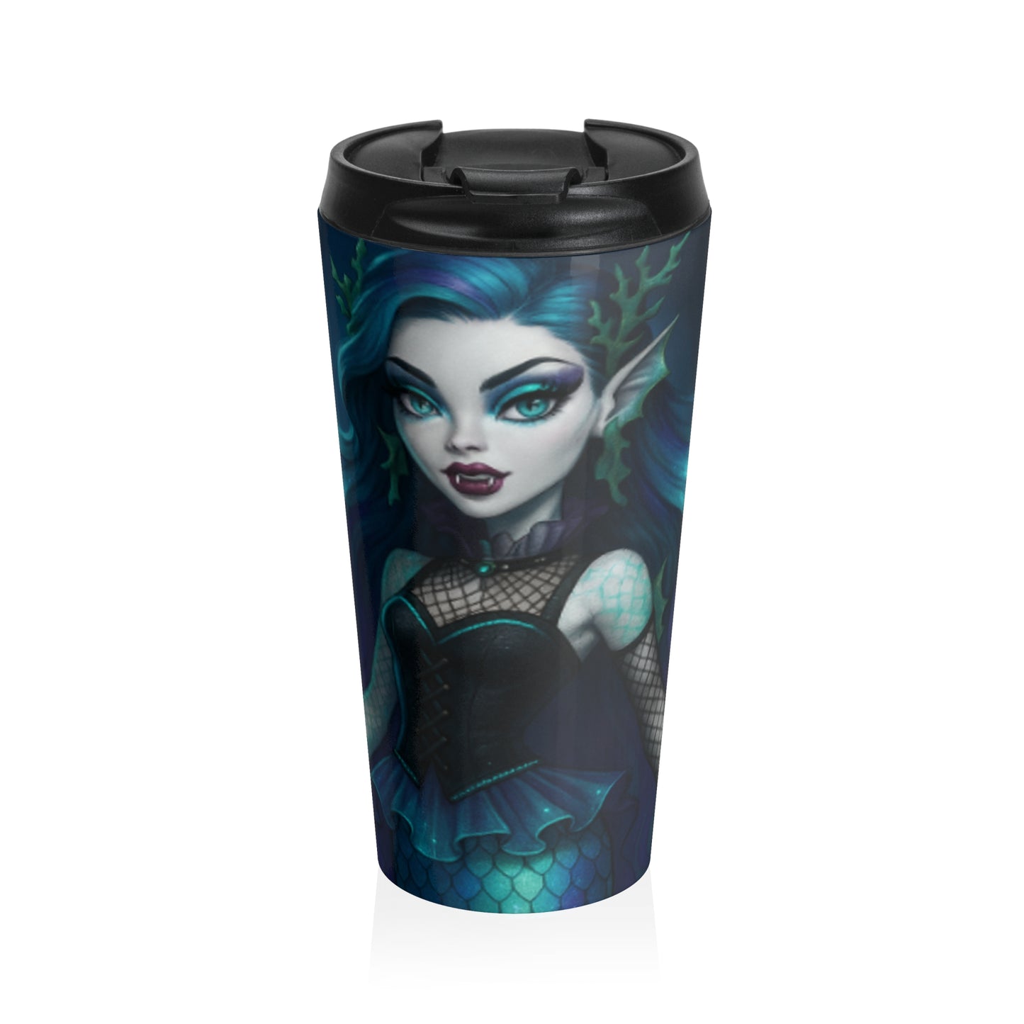 Gothic Fantasy Travel Mug, Stainless Steel Mug, Mermaid Design Coffee Cup, Unique Gift for Her, Travel Accessories, Alternative Style [...]