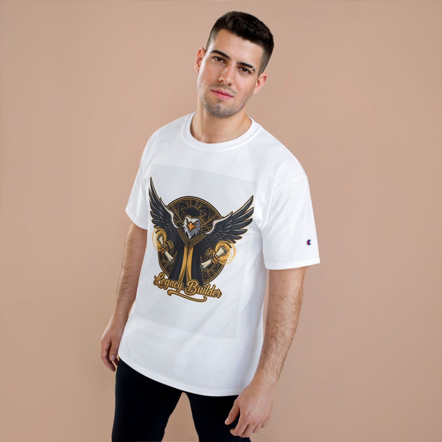 Champion T-Shirt — Legacy Builder Eagle Graphic Tee