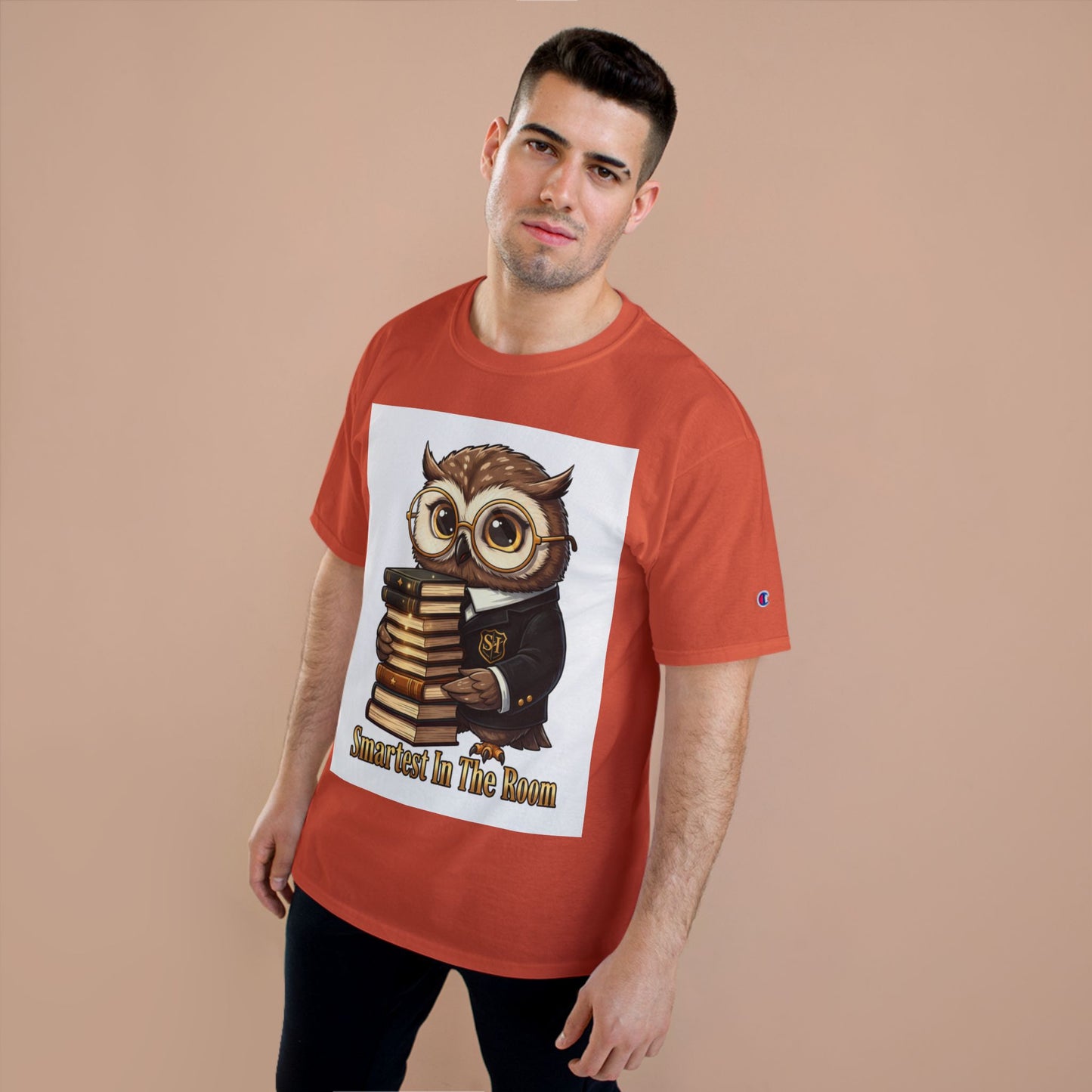 Smartest In The Room Owl T-Shirt — Cute Scholar Graphic Tee for Students & Teachers