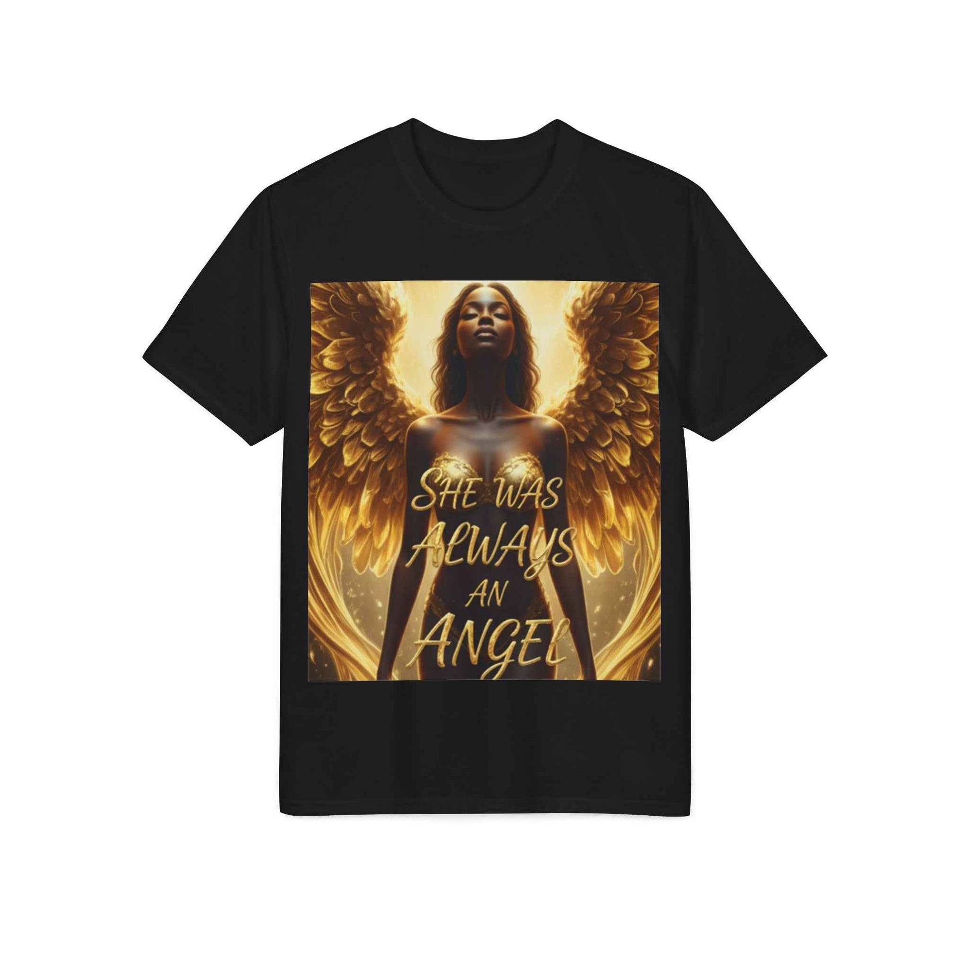 Angel Wings T-Shirt — "She Was Always An Angel" Inspirational Graphic Tee