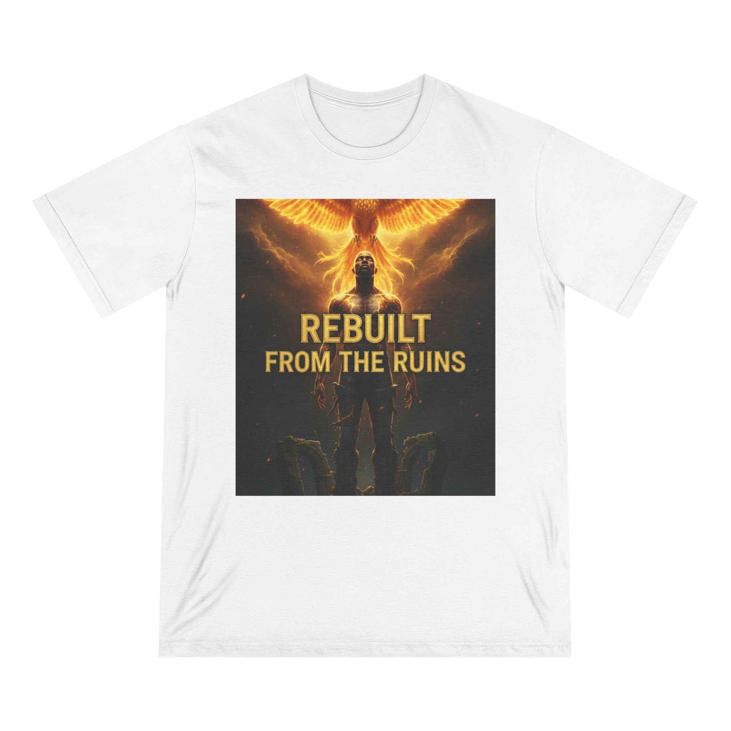 Rebuilt From the Ruins Tee — Phoenix Rising Graphic T-Shirt