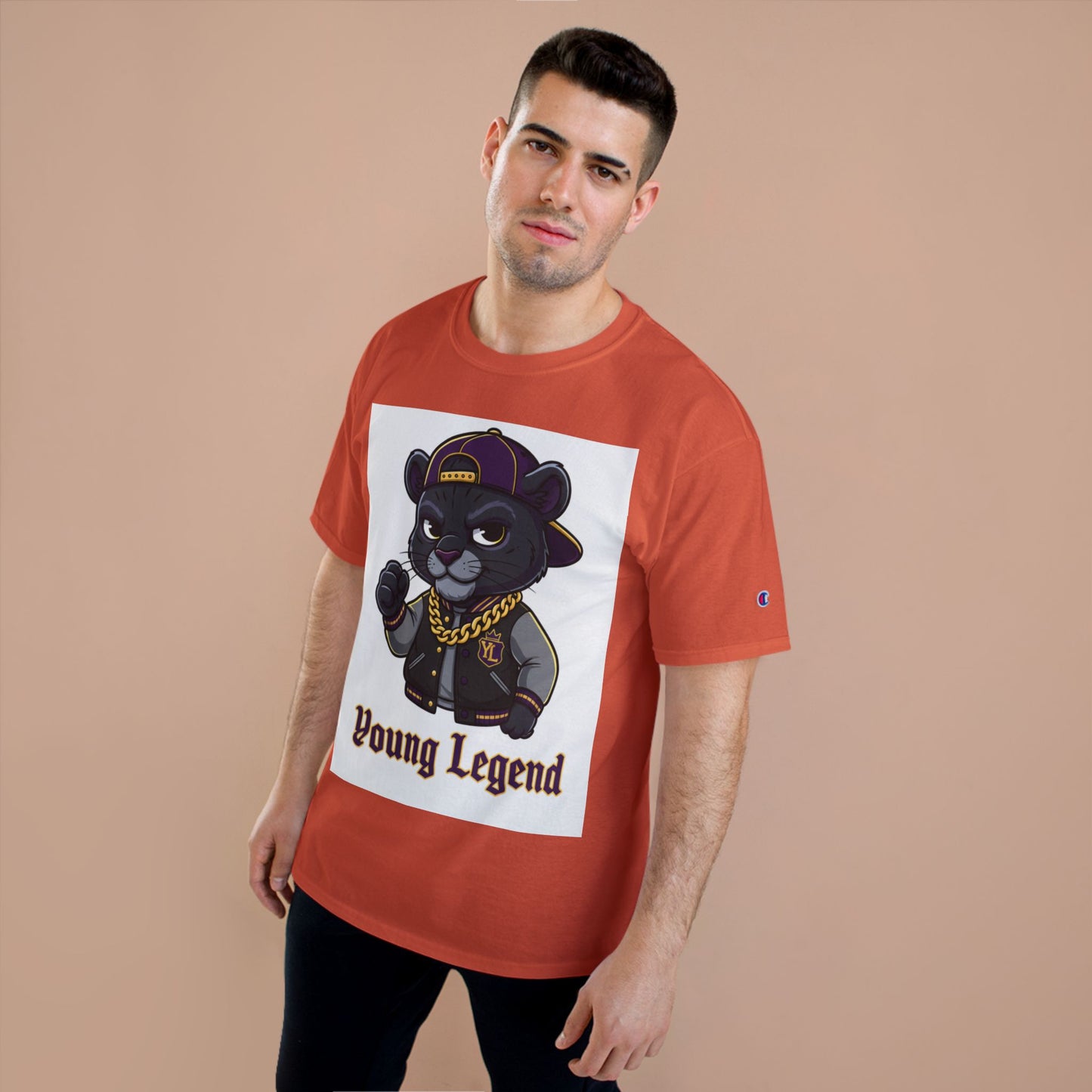 Young Legend Panther T-Shirt – 'Young Legend' Graphic Tee for Kids & Teens