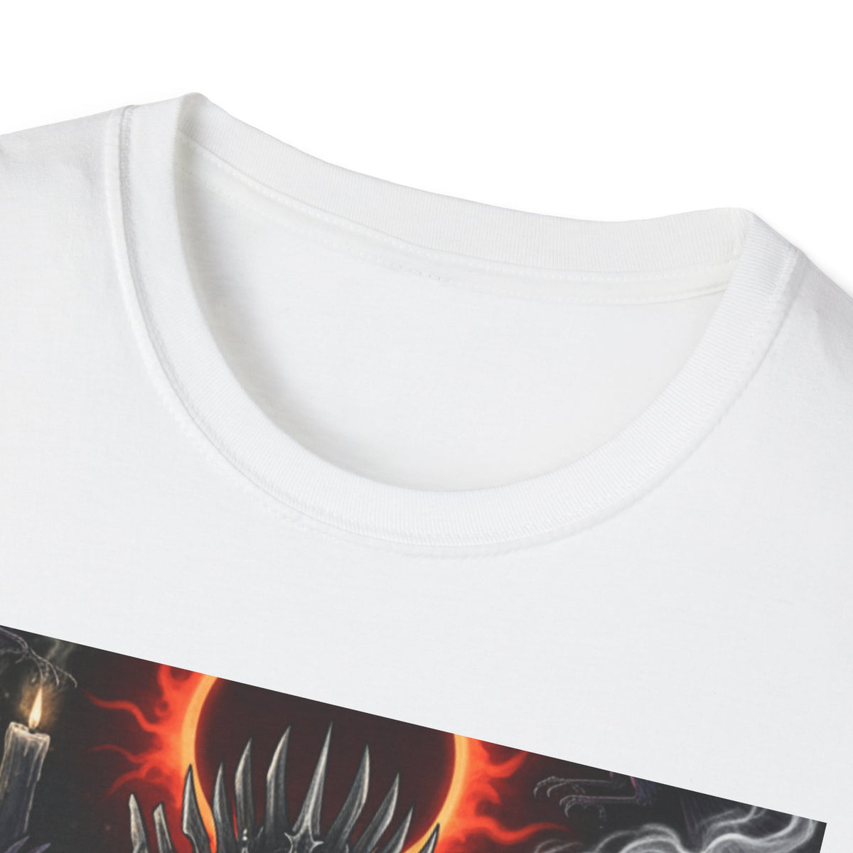 Death King T-Shirt — Dark Fantasy Skeleton Throne Graphic Tee