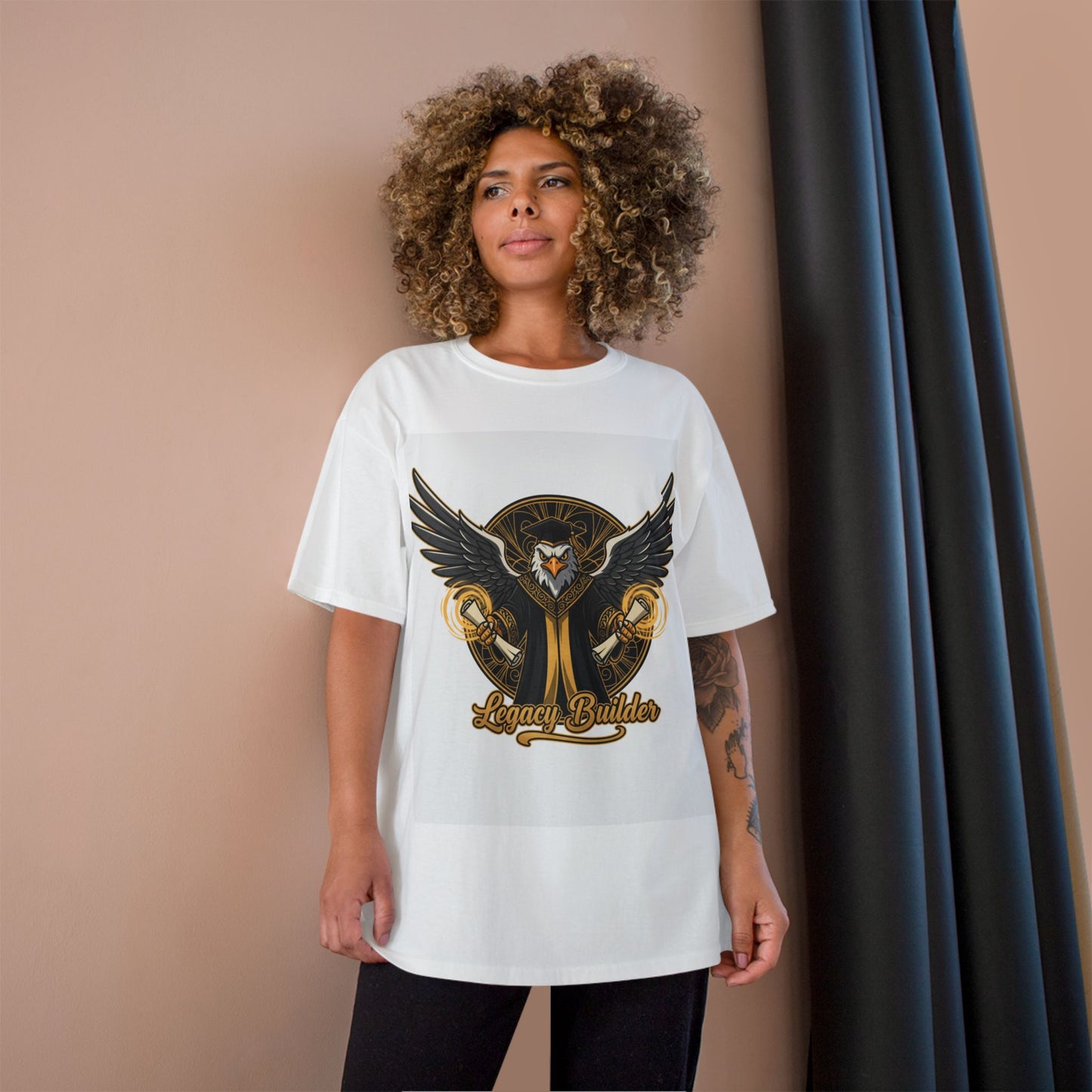 Champion T-Shirt — Legacy Builder Eagle Graphic Tee