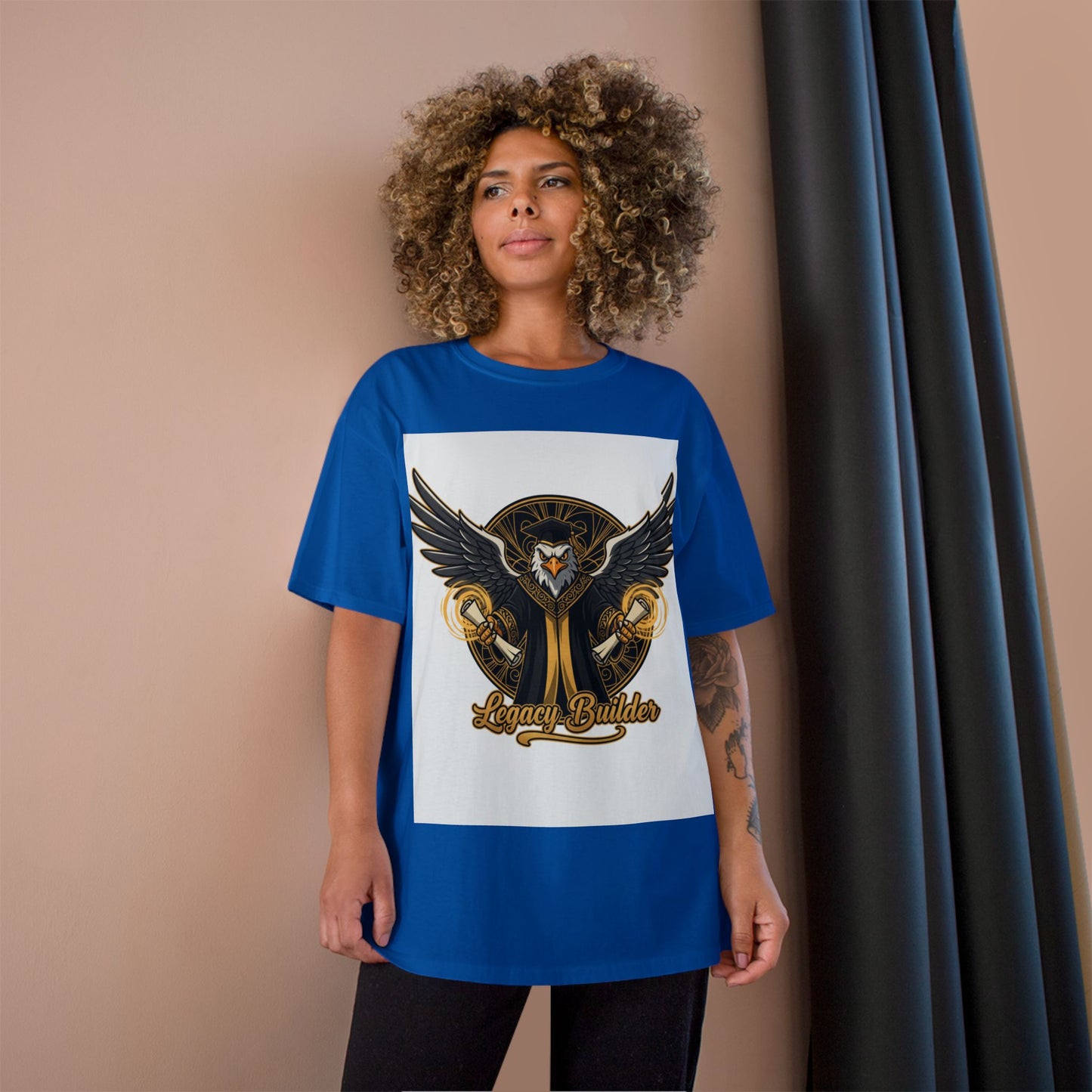Champion T-Shirt — Legacy Builder Eagle Graphic Tee