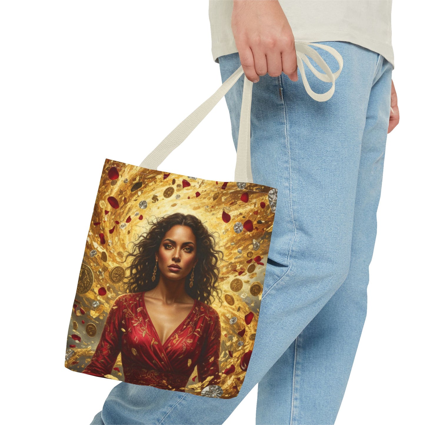 Golden Goddess Art Tote