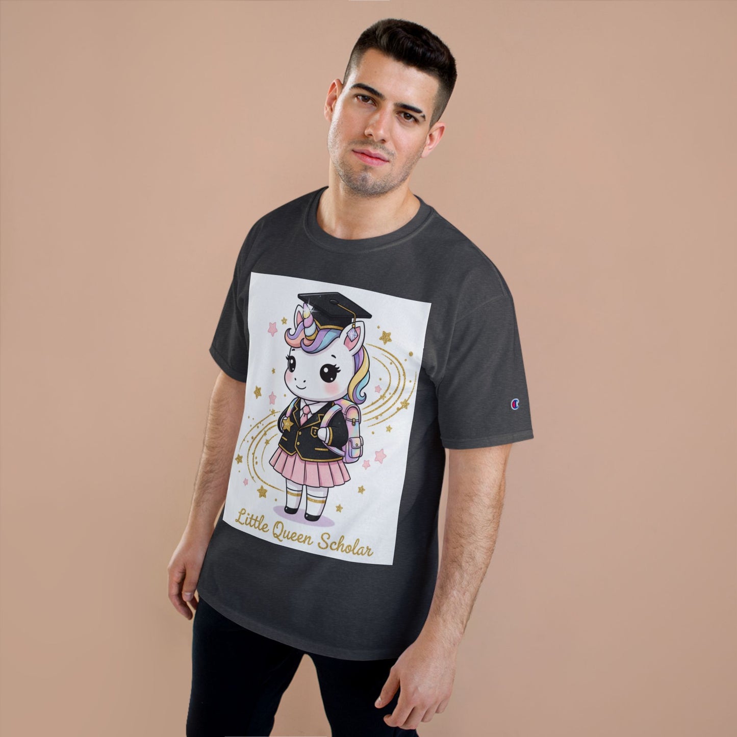 Little Queen Scholar T-Shirt — Cute Graduation Unicorn Tee for Girls