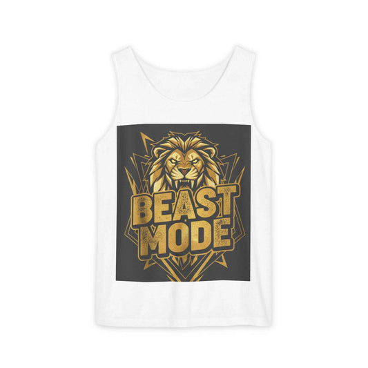 Beast Mode Lion Tank Top — Motivational Gym Workout Tank