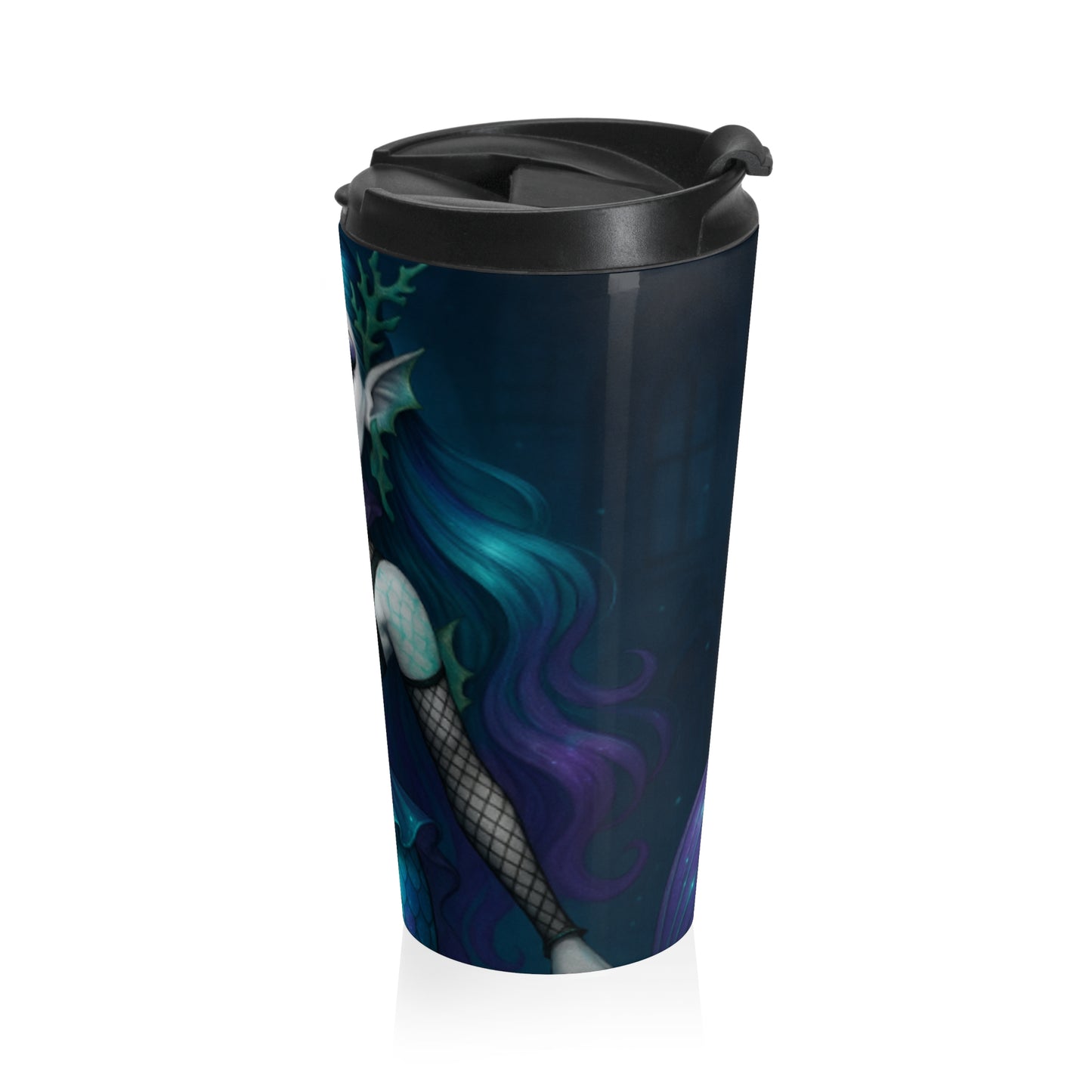 Gothic Fantasy Travel Mug, Stainless Steel Mug, Mermaid Design Coffee Cup, Unique Gift for Her, Travel Accessories, Alternative Style [...]