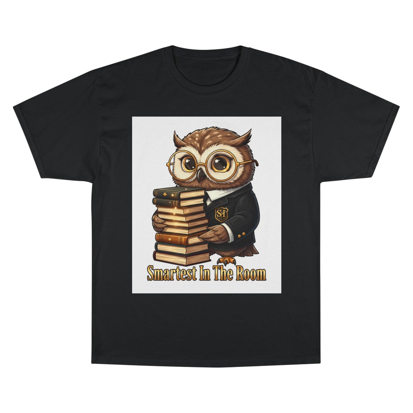 Smartest In The Room Owl T-Shirt — Cute Scholar Graphic Tee for Students & Teachers