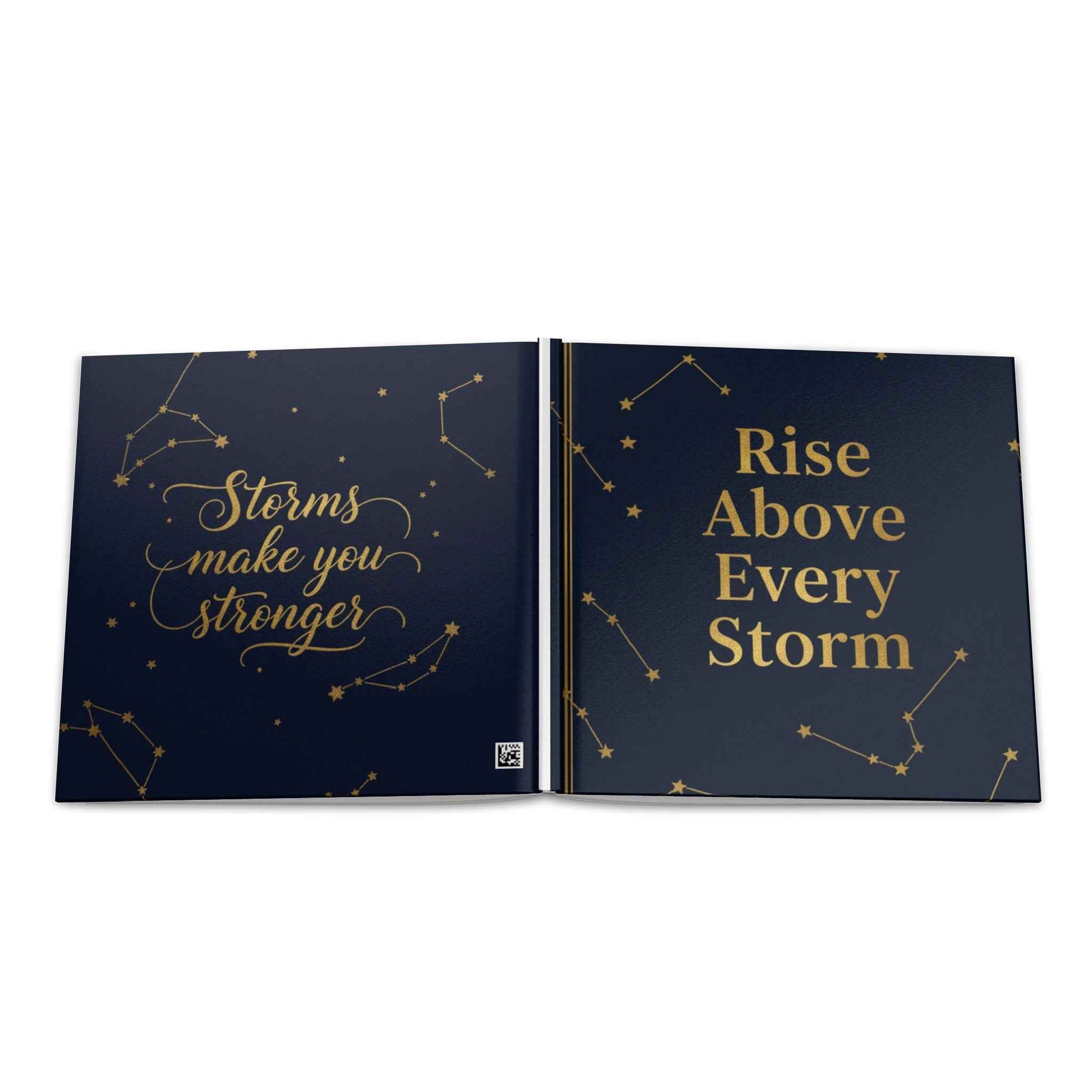 Hardcover Photo Book — "Rise Above Every Storm" Inspirational Keepsake