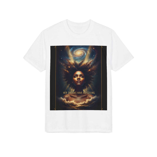 Cosmic Queen T-Shirt — 'Her Dreams Have No Ceiling' Inspirational Graphic Tee