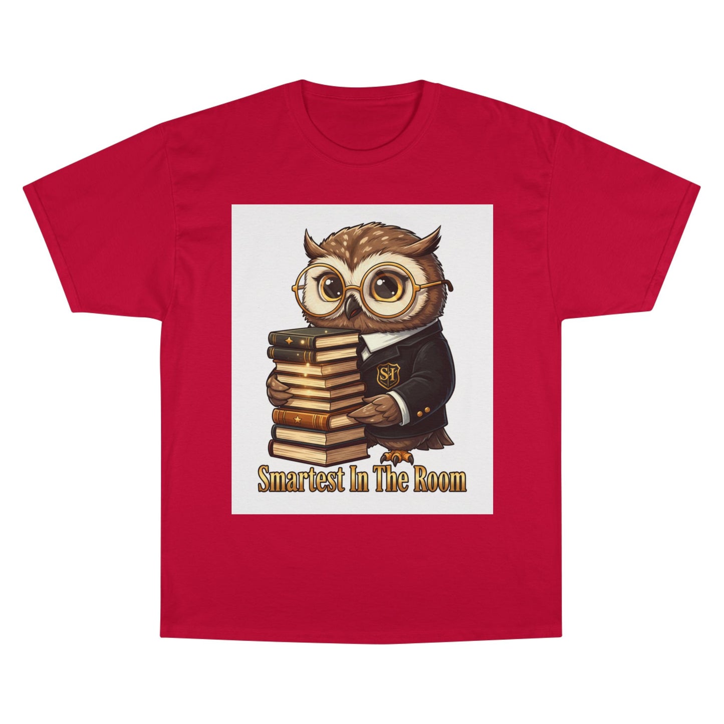 Smartest In The Room Owl T-Shirt — Cute Scholar Graphic Tee for Students & Teachers