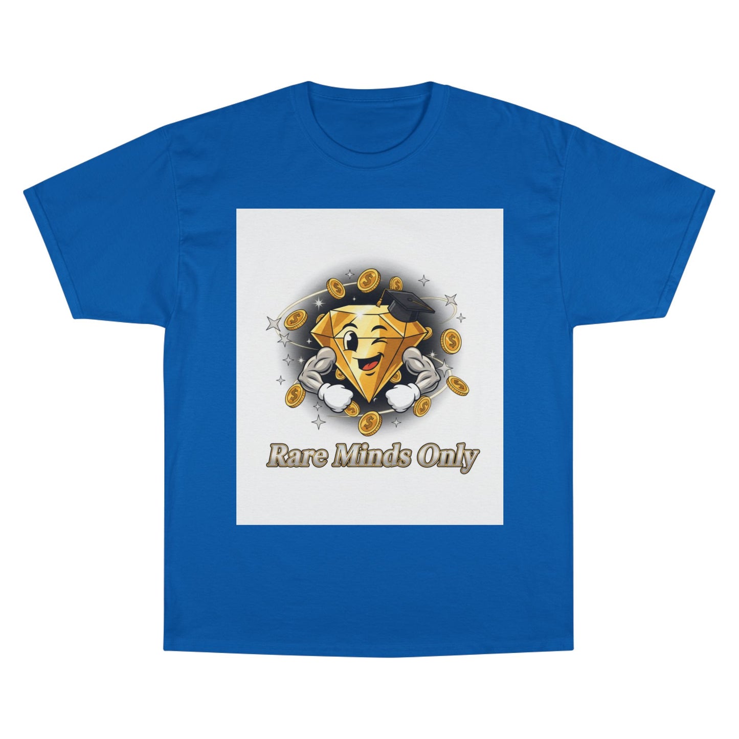 Rare Minds Only T-Shirt — Crypto Coin Champion Graphic Tee