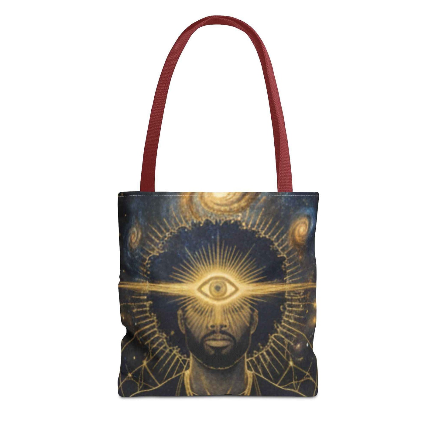 Mystic Third Eye Tote Bag — Spiritual Afrocentric Visionary Art Tote