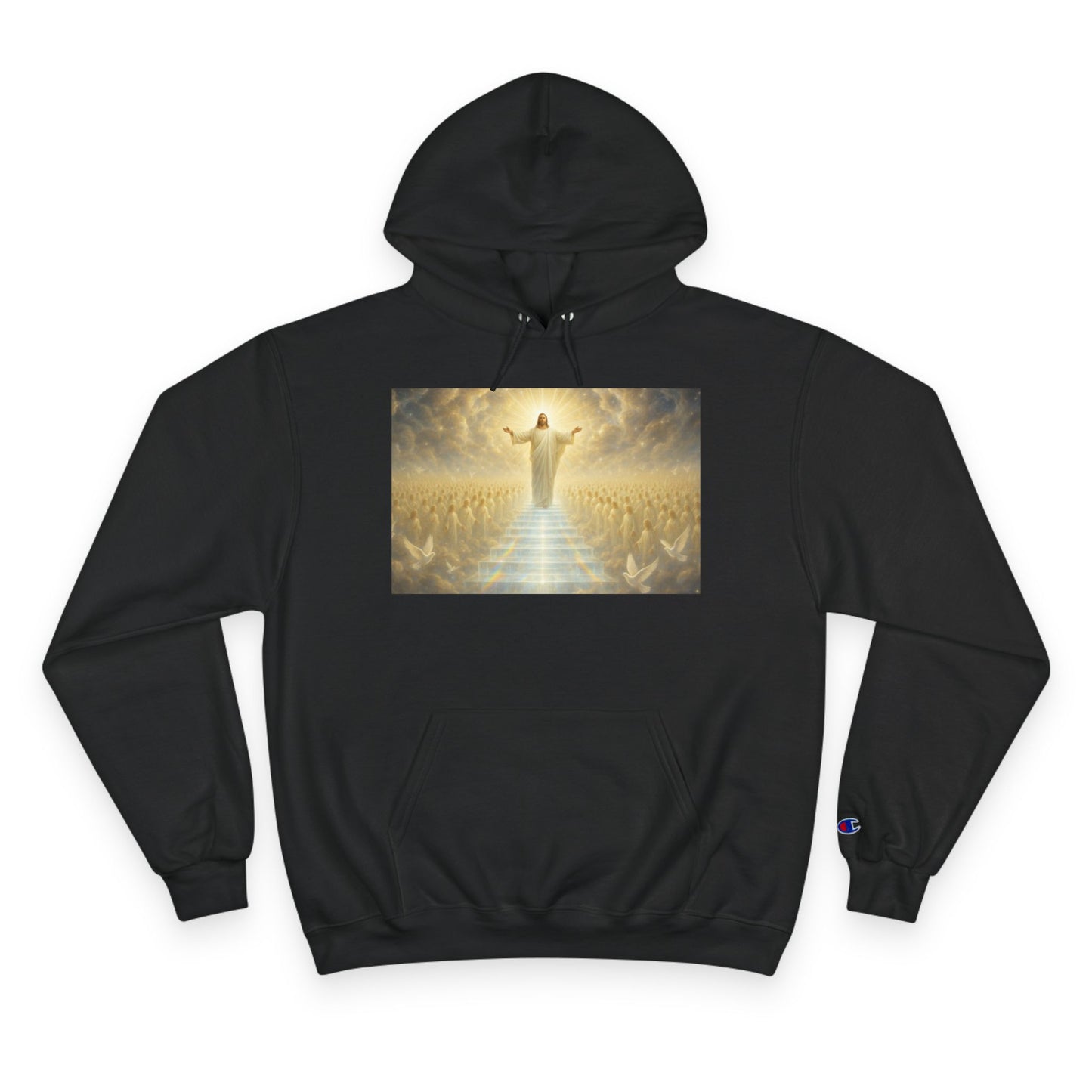 Spiritual Champion Hoodie, Inspirational Hoodie for Faith, Christian Apparel, Message of Hope, Cozy Gift for Holidays