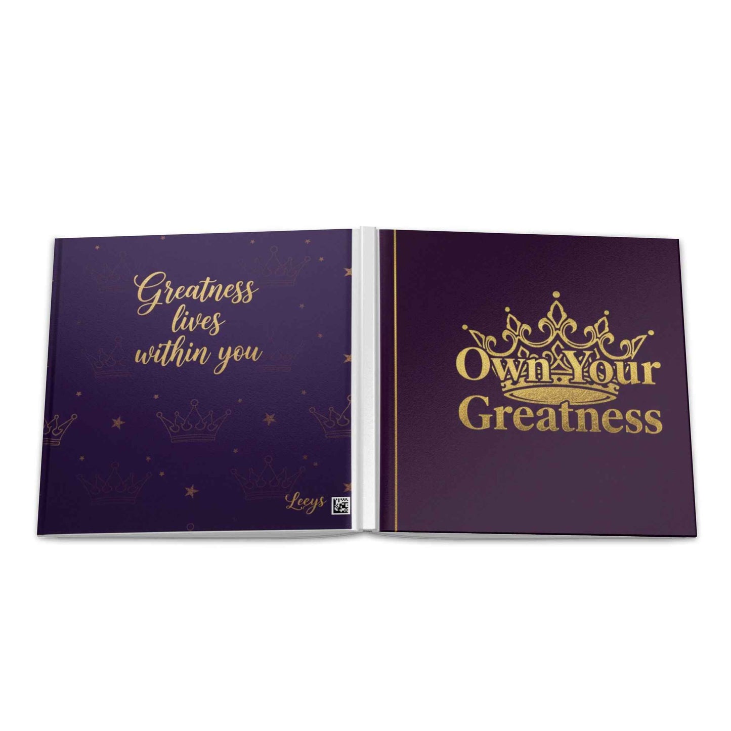 Hardcover Photo Book — "Own Your Greatness" Motivational Keepsake