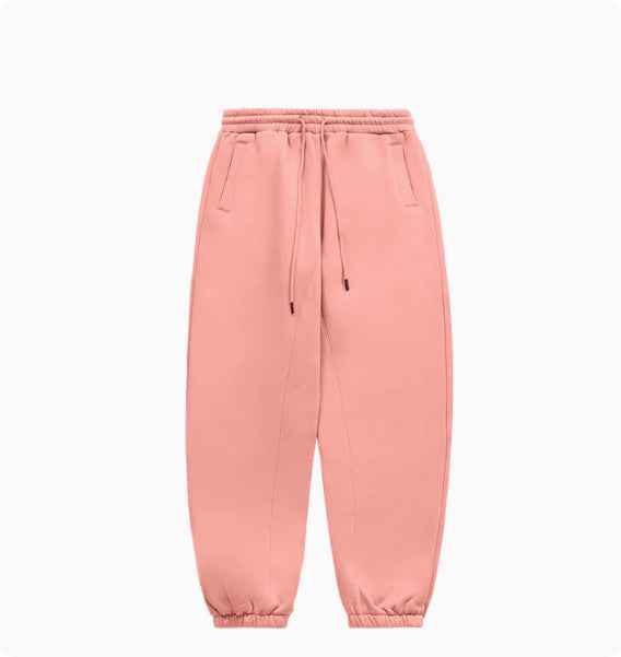 Fleece-lined Thick Hooded Solid Color Hoodie Suit